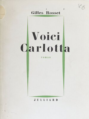 cover image of Voici Carlotta